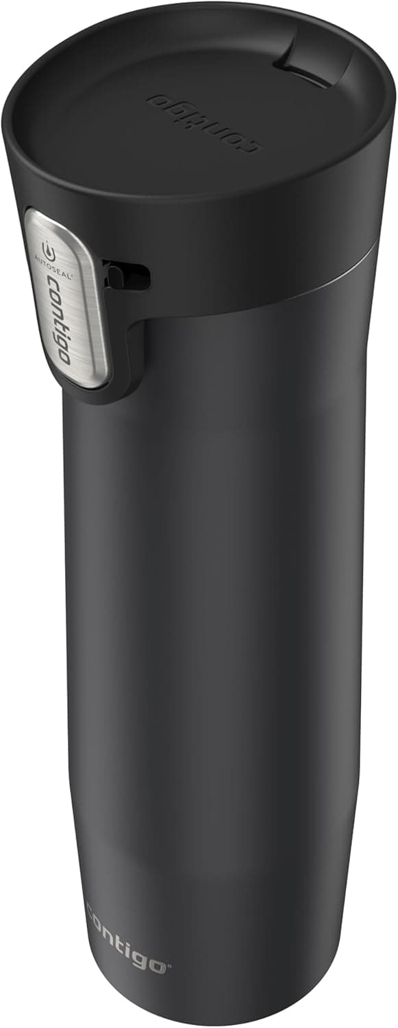 Contigo West Loop 3.0 Stainless Steel Insulated Travel Mug, Leak Proof with AutoSeal Lid, 24oz, Matte Black : Home &amp; Kitchen thumbnail 3