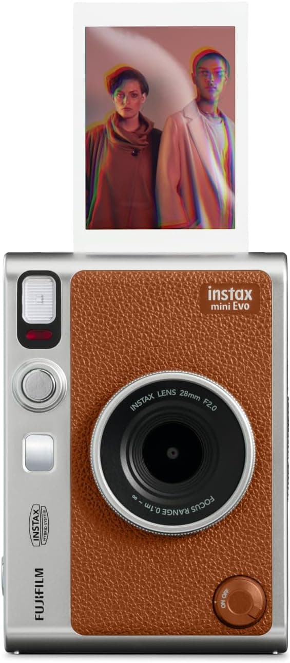 Fujifilm Instax Mini EVO Instant Camera - Brown — Spring Gift Ideas gift idea