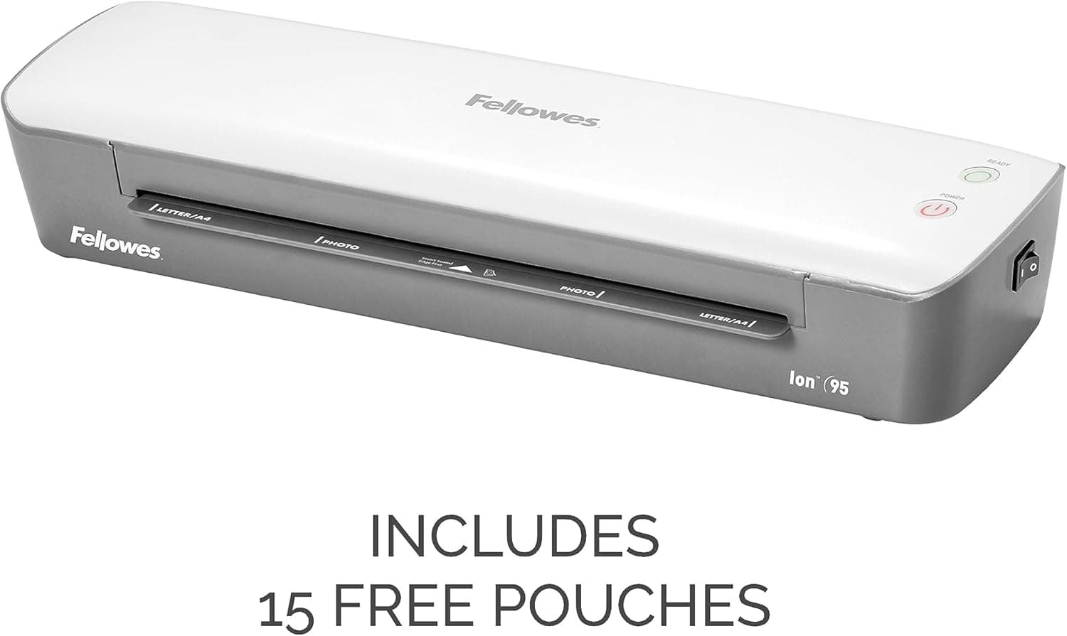 Fellowes Ion 95 Thermal Laminator with 15 Pouch Starter Kit thumbnail 2