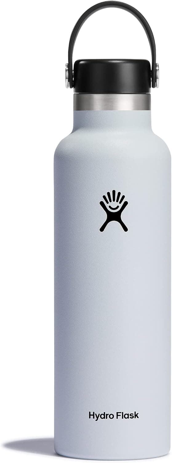 Hydro Flask Water Bottle - 21 Oz Insulated Stainless Steel in White image 1