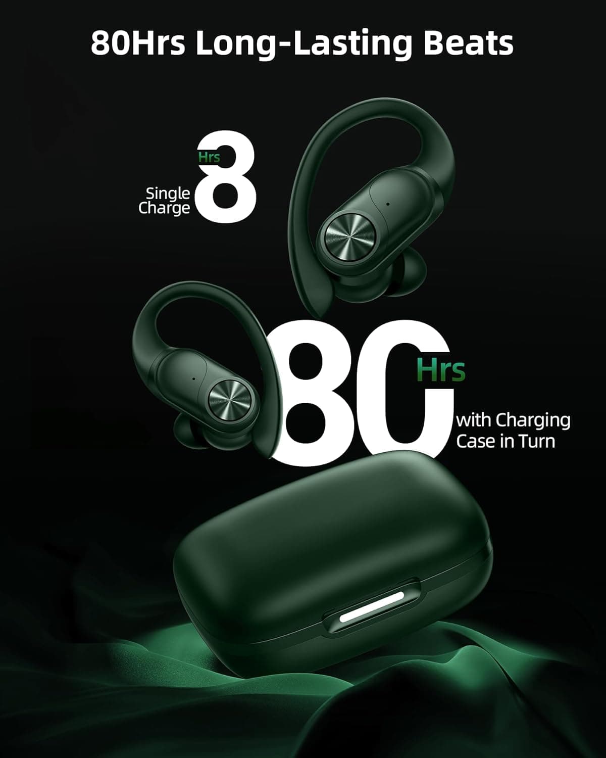 PocBuds Bluetooth Wireless Earbuds with Charging Case thumbnail 2