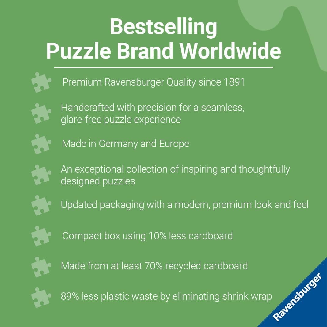 Ravensburger Flower Market, France 500 Piece Puzzle thumbnail 3