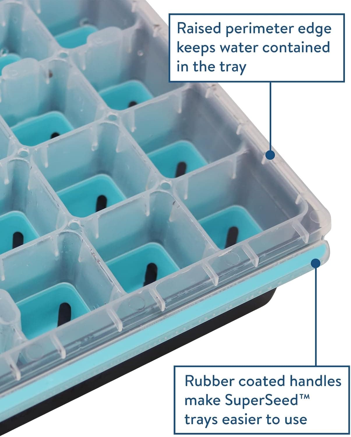 Burpee SuperSeed Seed Starting Tray | 36 Cell Reusable Seed Starter Tray | for Starting Vegetable, Flower &amp; Herb Seeds | Indoor Grow Kit for Plant Seedlings | for Germination Success : Patio, Lawn &amp; Garden thumbnail 3