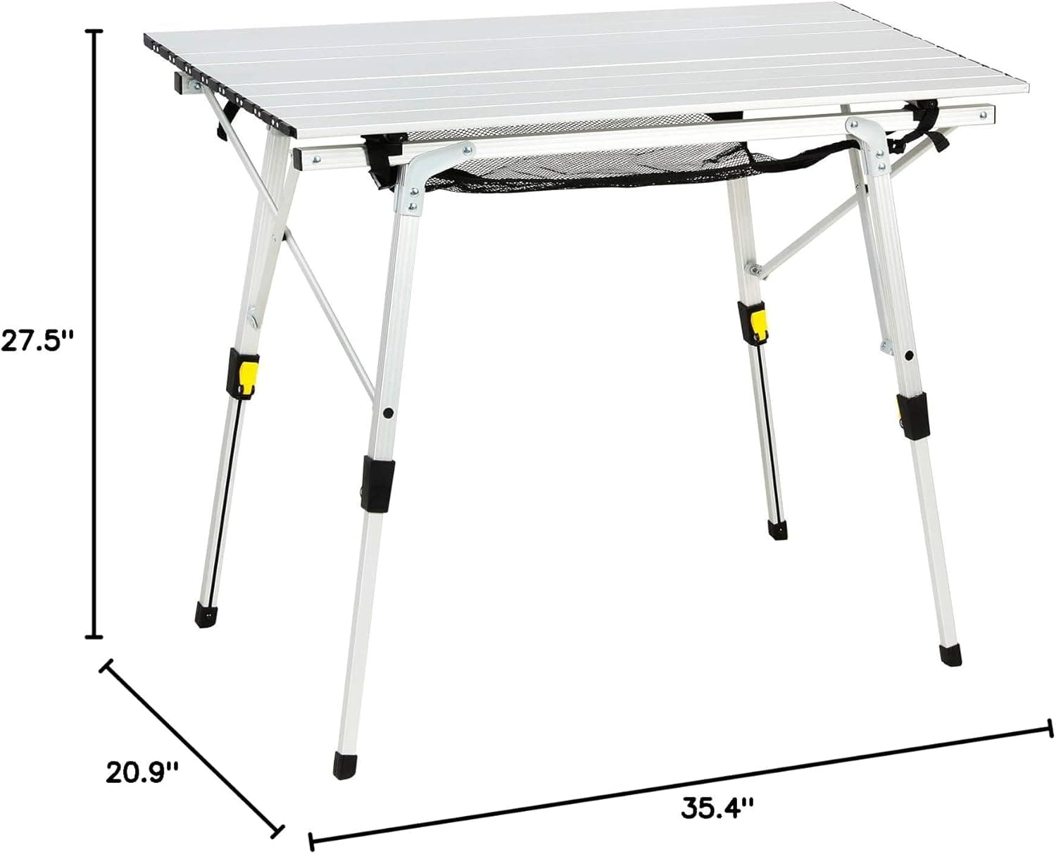 PORTAL Outdoor Folding Portable Picnic Camping Table with Adjustable Height thumbnail 3