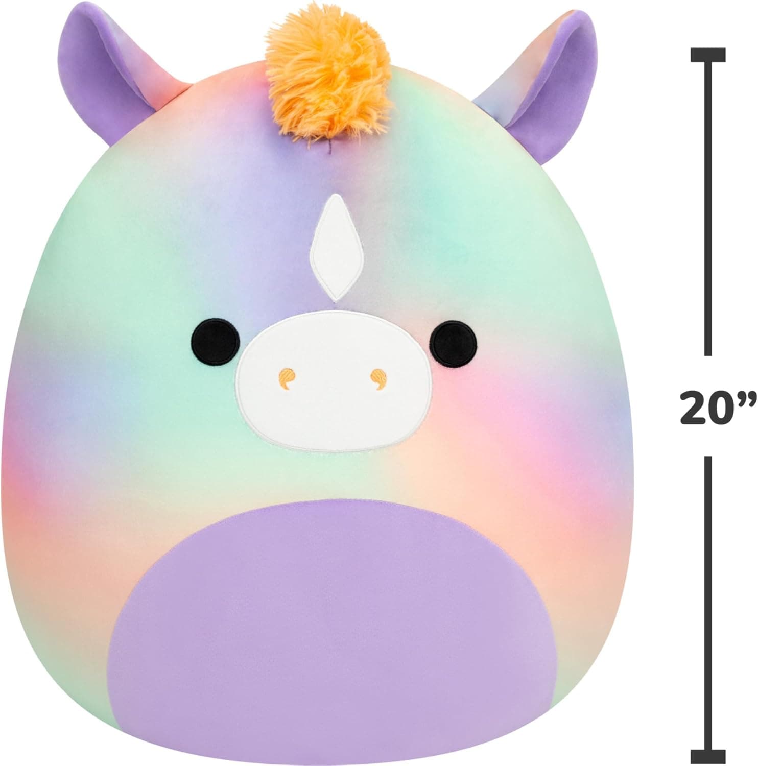 Squishmallows Original 20in Ares The Mystical Rainbow Horse – Official Jazwares Plush (Jumbo) : Toys &amp; Games thumbnail 4