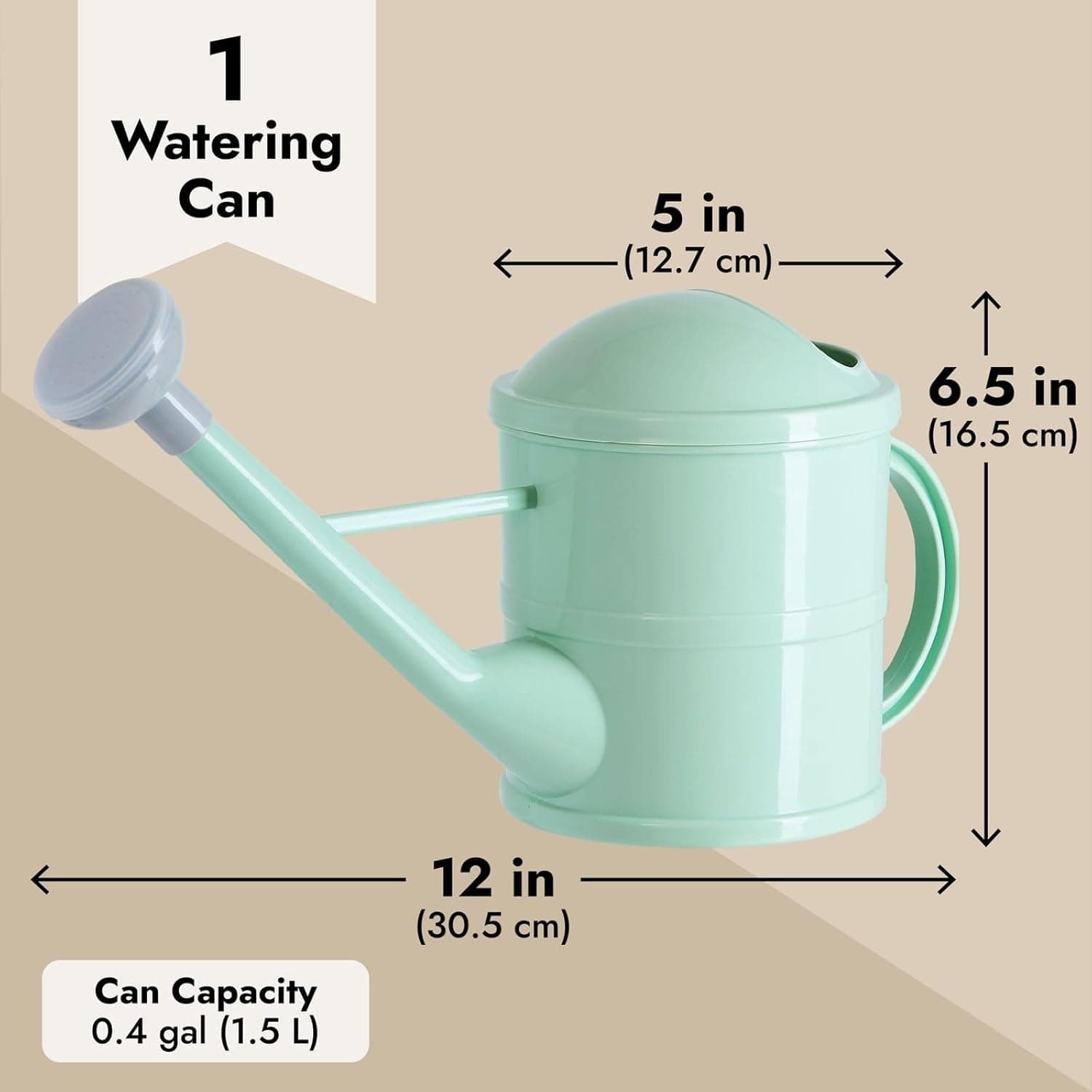 Farmlyn Creek Watering Can - Green, 0.4 Gallon thumbnail 4