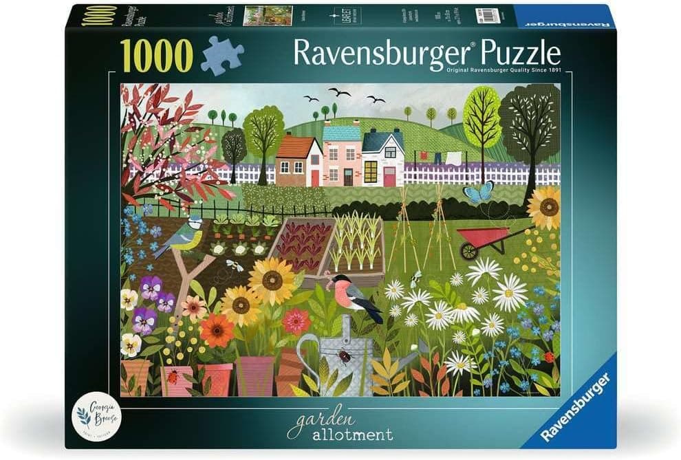 Ravensburger Garden Allotment 1000 Piece Jigsaw Puzzle | Vibrant Garden Artwork | Idyllic Nature Scene | Durable Eco-Friendly Materials : Toys &amp; Games image 1