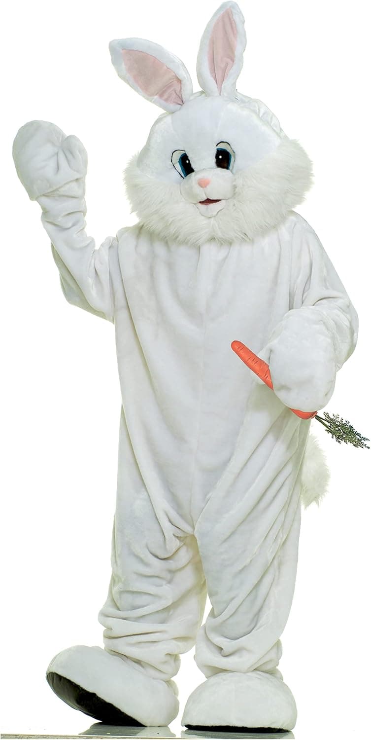 Rubies Deluxe Bunny Rabbit Premium Mascot Costume for Adults image 1