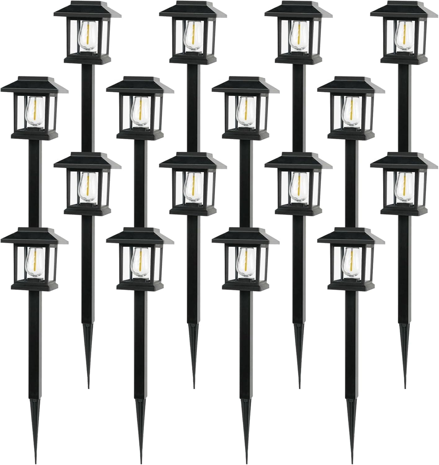 16-Pack Solar Pathway Lights with Auto On/Off thumbnail 2