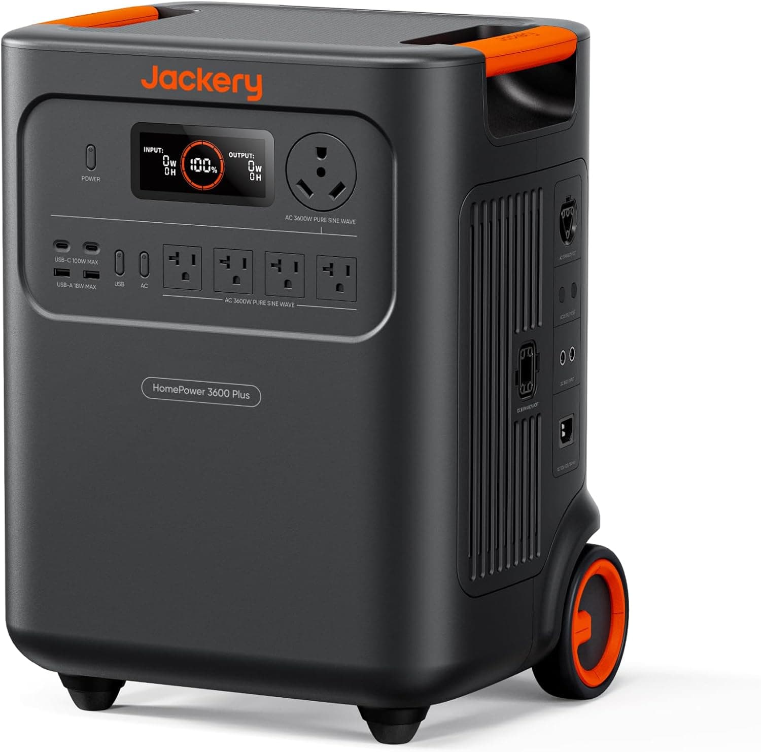 Jackery HomePower 3600 Plus Portable Power Station, 3600W AC Output, 3584Wh LFP Solar Generator, Expandable up to 21kWh, Essential Home Backup for Home Use, Emergencies, RV (Solar Panel Optional) : Patio, Lawn &amp; Garden image 1