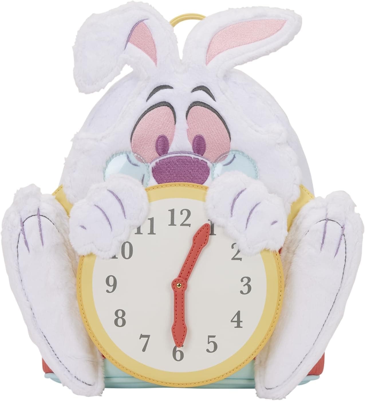Loungefly Alice in Wonderland White Rabbit Cosplay Mini Backpack image 1