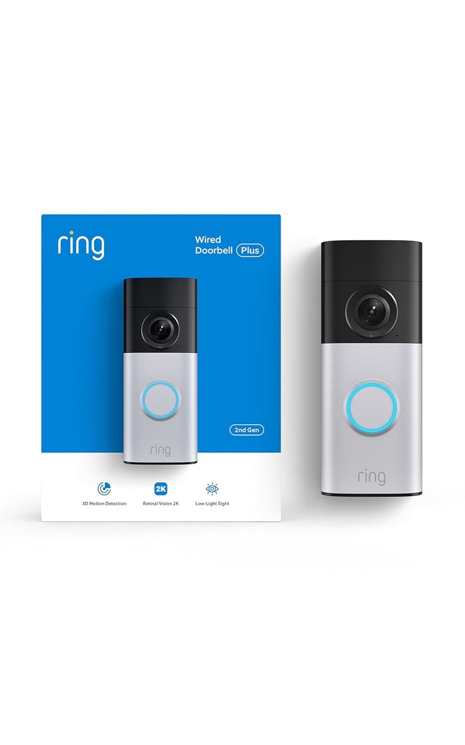 Ring Wired Doorbell Plus | 2K Video Doorbell | Amazon thumbnail 2