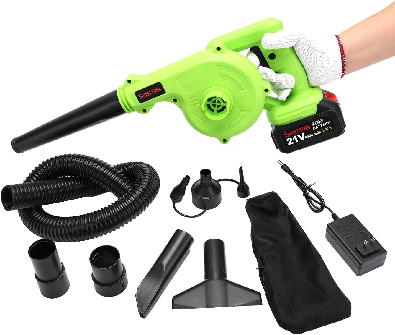 Cordless 2-in-1 Leaf Blower with 21V Lithium Battery — Spring Gift Ideas gift idea