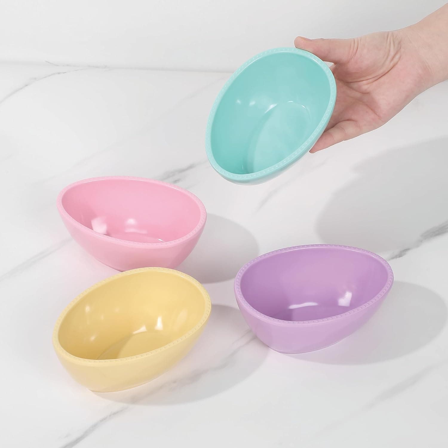 Easter Egg Melamine Dessert Bowls Set of 4 thumbnail 2