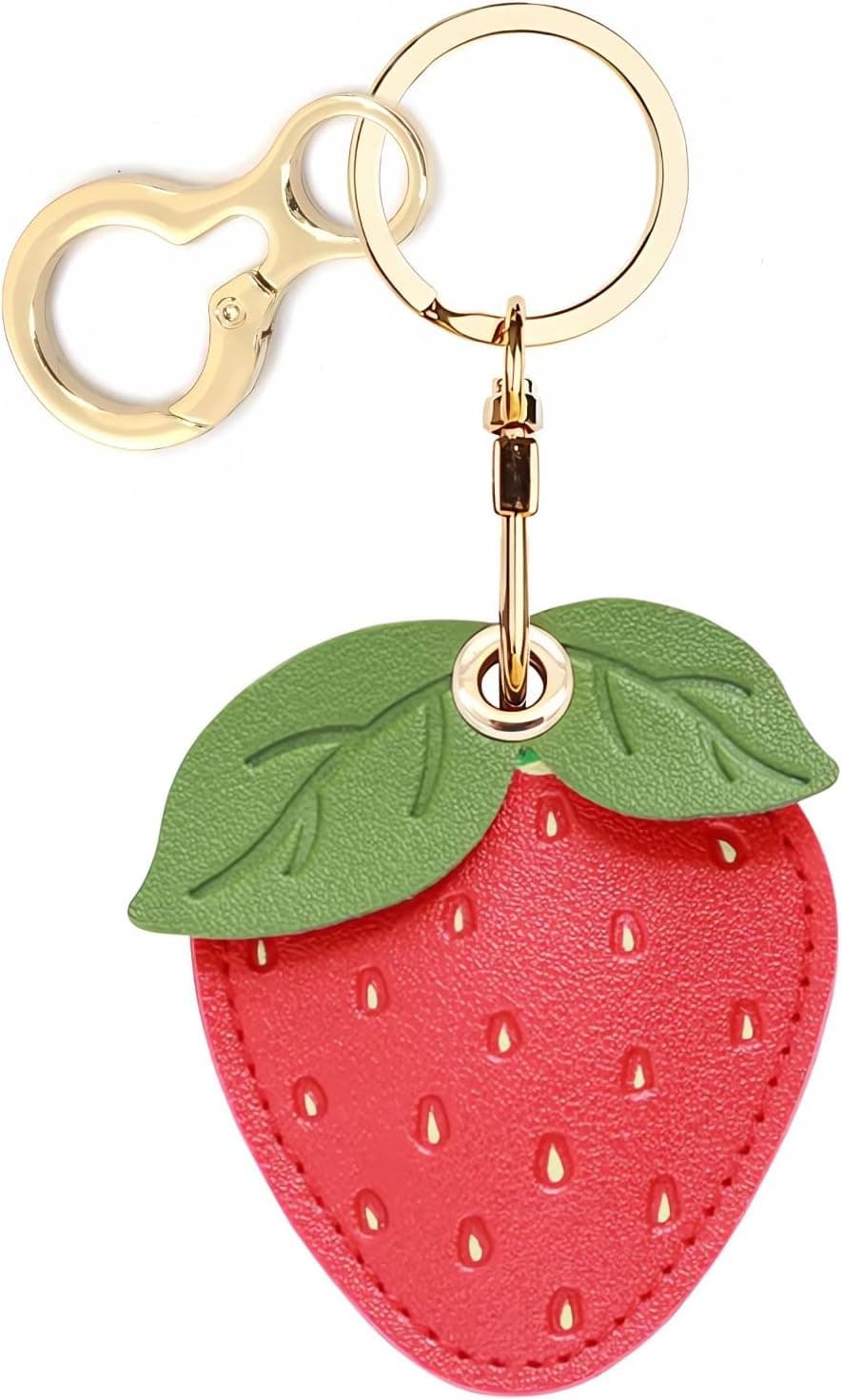 Leather Keychain Holder Case for Apple AirTag image 1