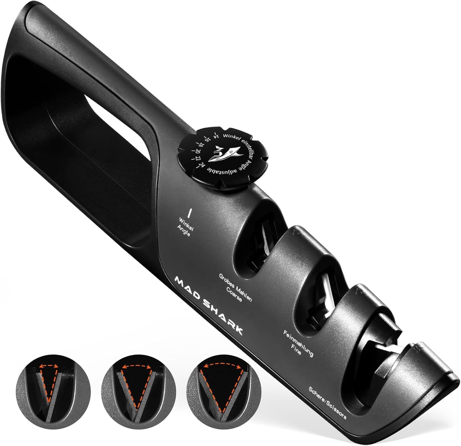 Sharpen Up Your Gift-Giving: The MAD SHARK Handheld Knife Sharpener