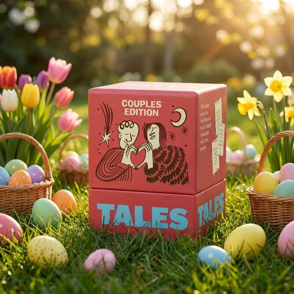 TALES 150 Conversation Starter Cards, Couples Edition, Prompts for Deeper Connection, Games for Adults, Date Night Ideas, Anniversaries, and Quality Time Together : Toys &amp; Games thumbnail 2