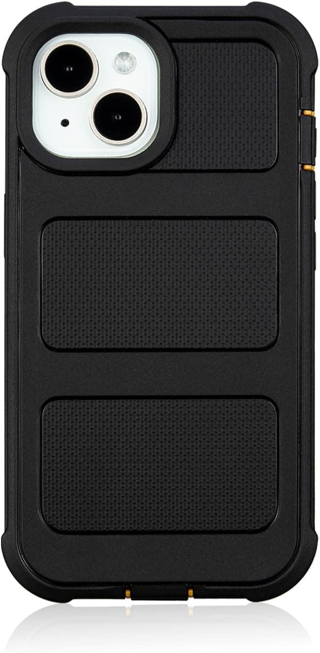 Compatible with Defender iPhone 14 Case with Belt Clip, Shockproof Heavy Duty Rugged, 2 Layers of Sturdy, Military-Grade Cover Compatible with iPhone 14 Case Black &amp; Orange : Cell Phones &amp; Accessories thumbnail 2