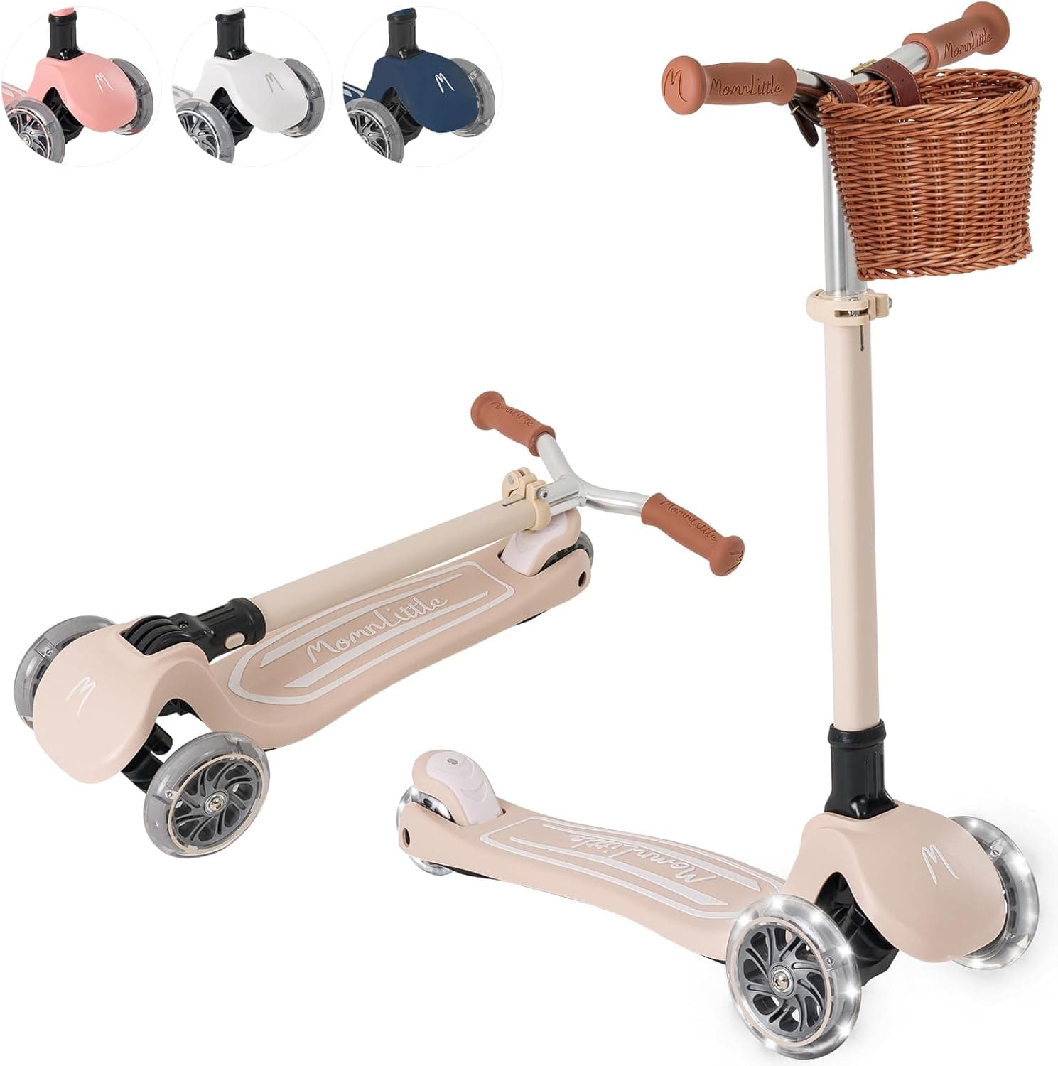 The Perfect Gift: MomnLittle Kick Scooter with Basket for Kids Ages 3-10