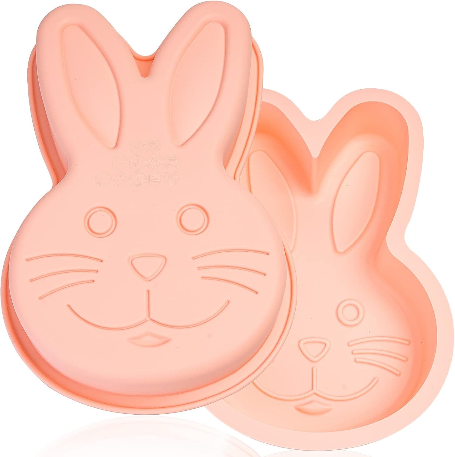 Dootafy Bunny Mold 2 Pack Silicone Bunny Cake Pan, Children image 1