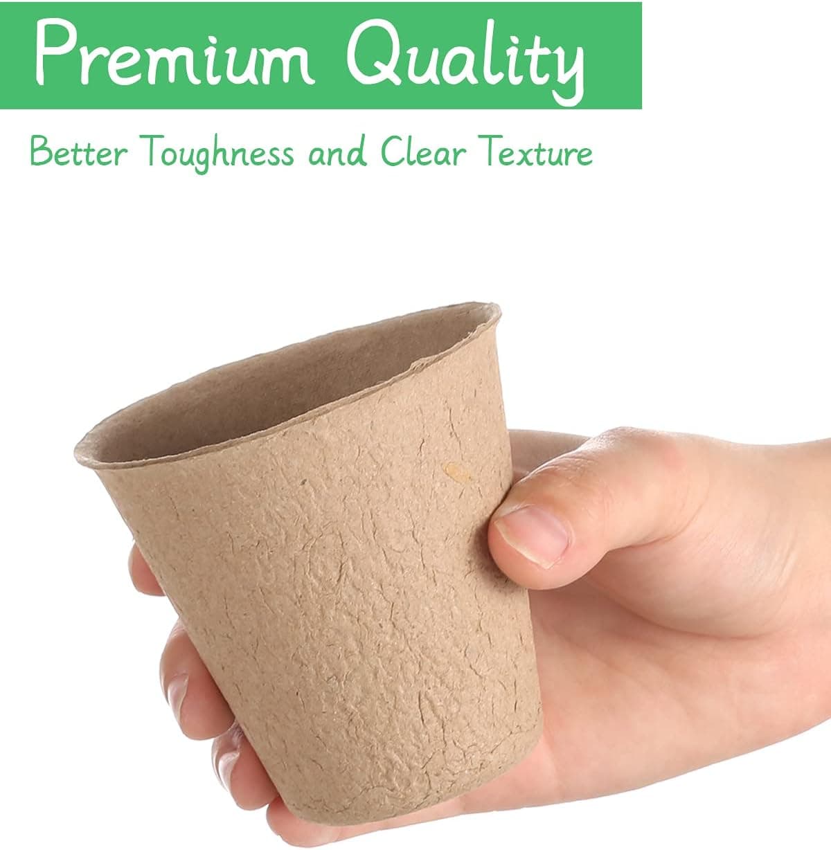 Garden Paper Pot Craft Kit - 15 Pack Flower Planting Set thumbnail 3