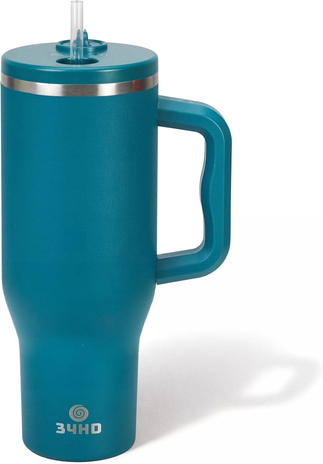 34HD 40 oz Stainless Steel Tumbler with Handle and Magnetic Lid image 1