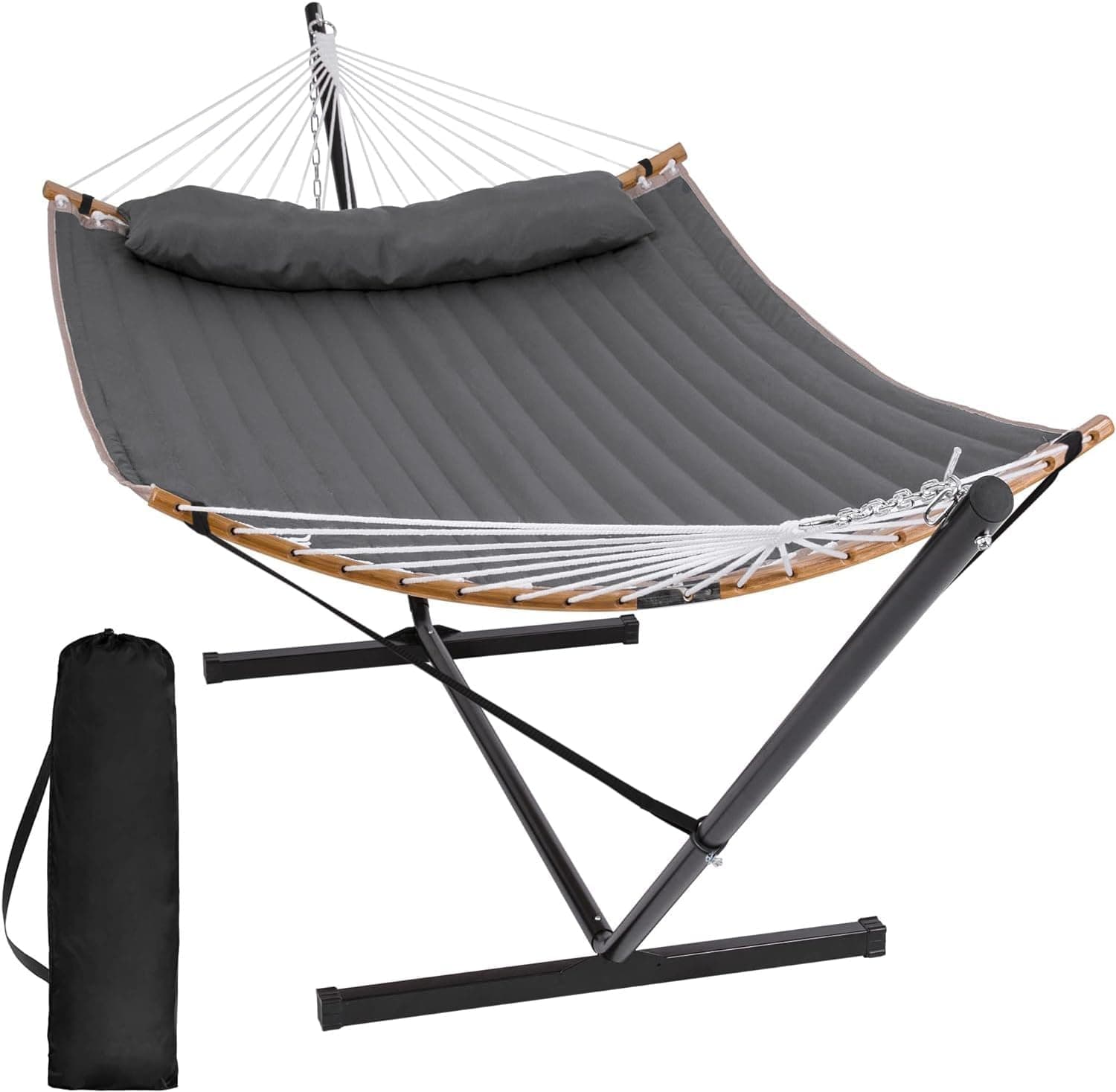 SUNCREAT Double Portable Hammock with Stand image 1