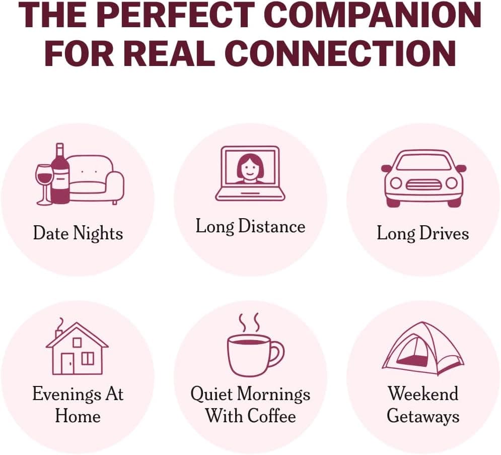 TALES 150 Conversation Starter Cards, Couples Edition, Prompts for Deeper Connection, Games for Adults, Date Night Ideas, Anniversaries, and Quality Time Together : Toys &amp; Games thumbnail 4