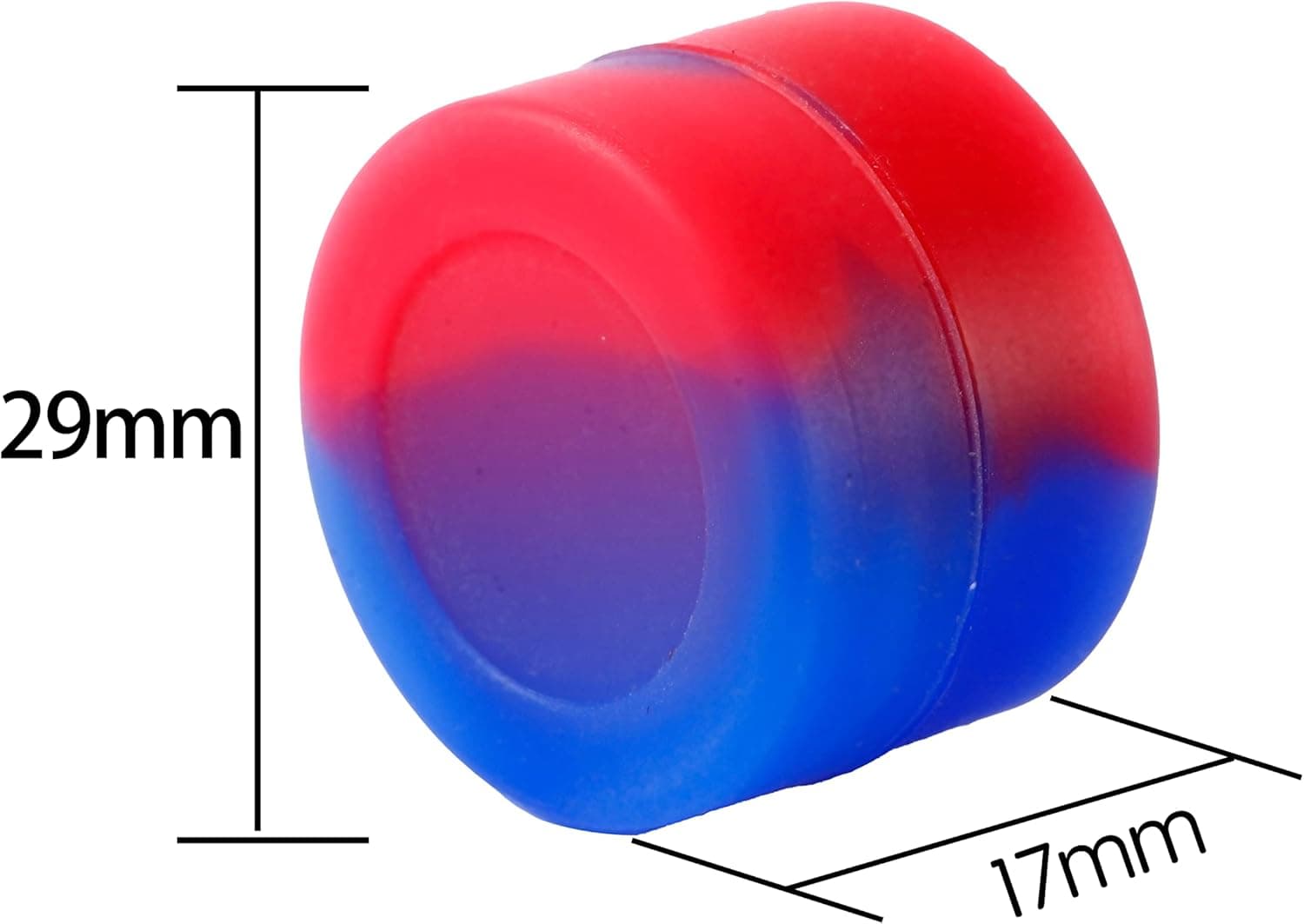 3ml Silicone Containers with Lids - 100 Piece Set in Assorted Colors thumbnail 3