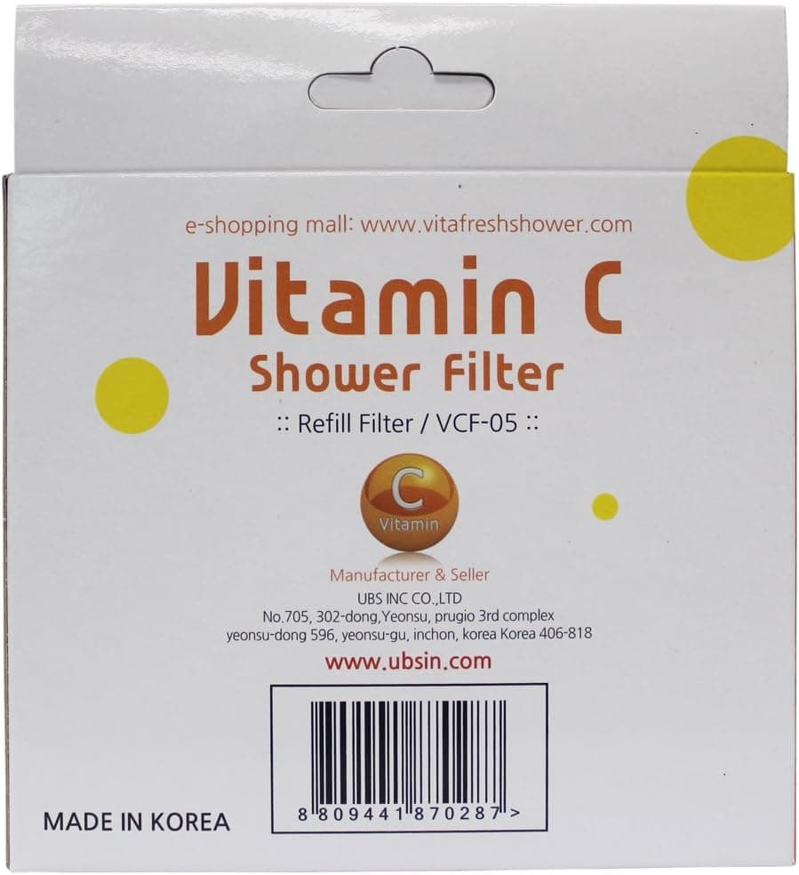 UBS Vitamin C Cartridge 5-Pack for Vita-fresh Shower Filter thumbnail 3
