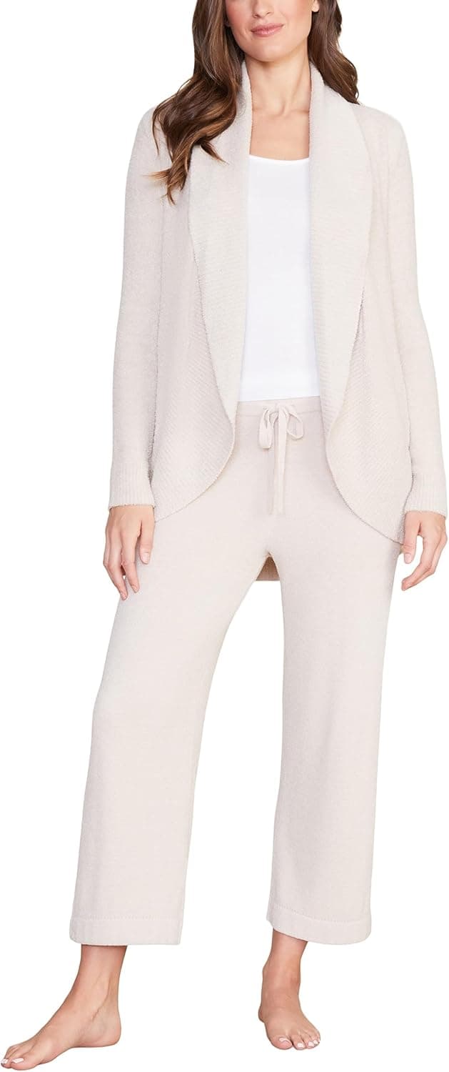 Barefoot Dreams® CozyChic Lite® Circle Cardigan, Stone, Medium at Amazon Women’s Clothing store image 1
