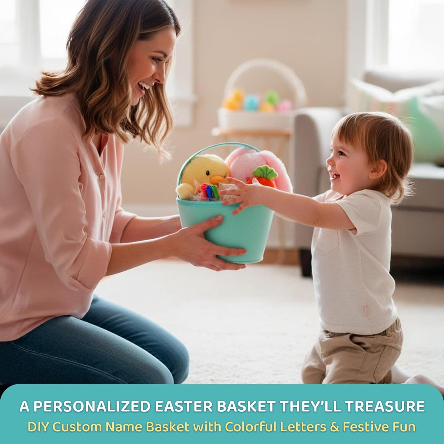 Dimple Kids DIY Easter Basket Craft Kit thumbnail 3