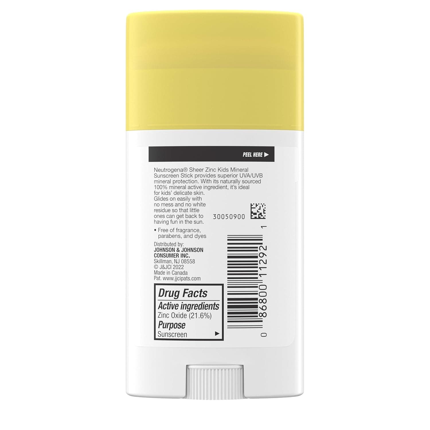 Neutrogena Sheer Zinc Oxide Kids Mineral Sunscreen Stick SPF 50+ thumbnail 4