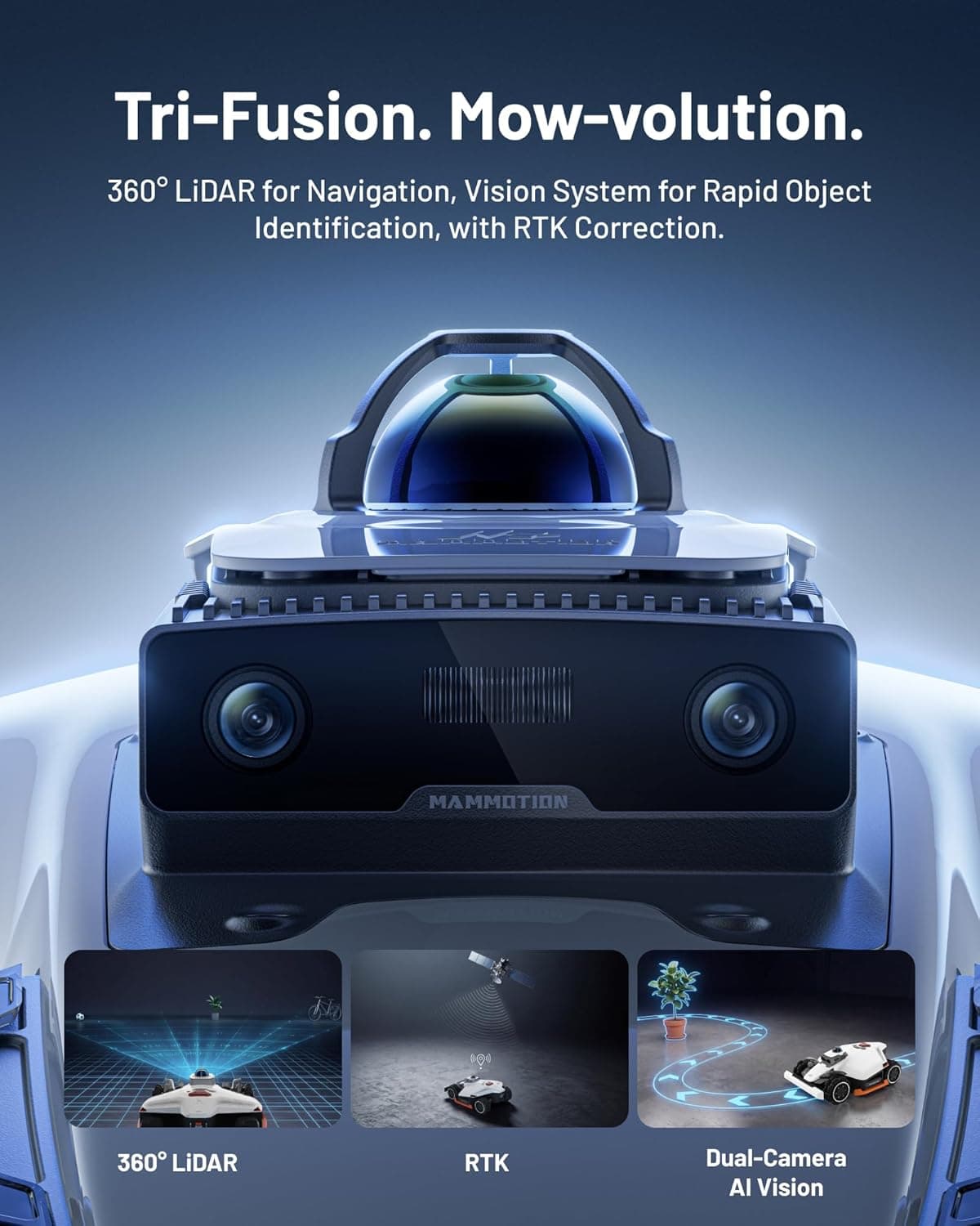 Mammotion LUBA 3 AWD Robot Lawn Mower thumbnail 2