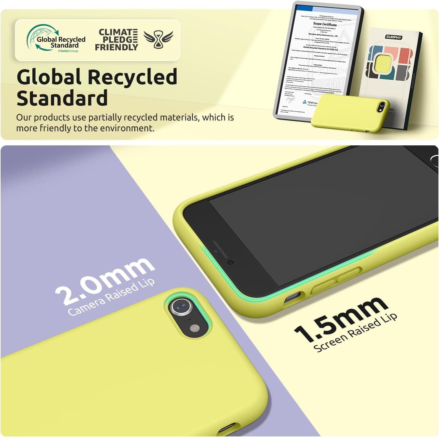 SURPHY Liquid Silicone iPhone Case - iPhone SE, 8, 7 thumbnail 4