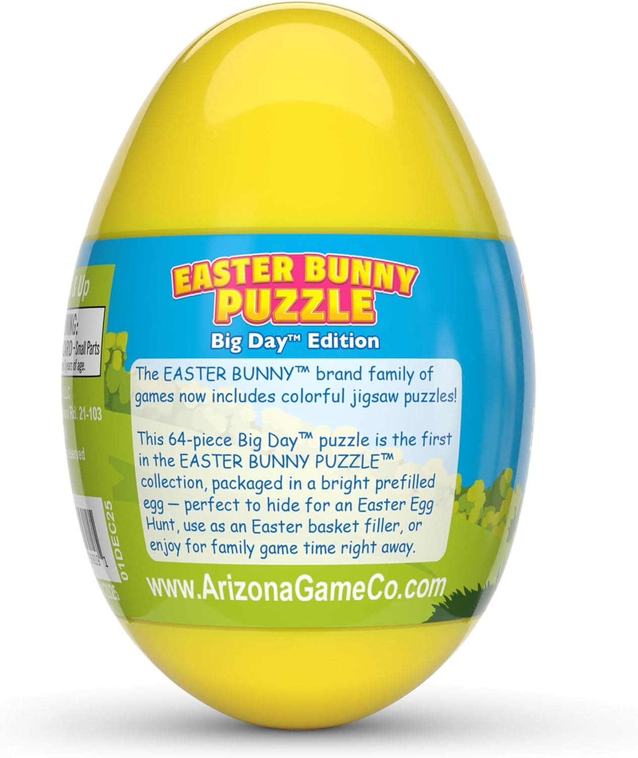Easter Bunny Puzzle – Prefilled Easter Egg, Pre Filled with 64-Piece Jigsaw Puzzle for Kids, Easter Basket Stuffer, Gift for Kids, Ages 6+ : Toys &amp; Games thumbnail 5