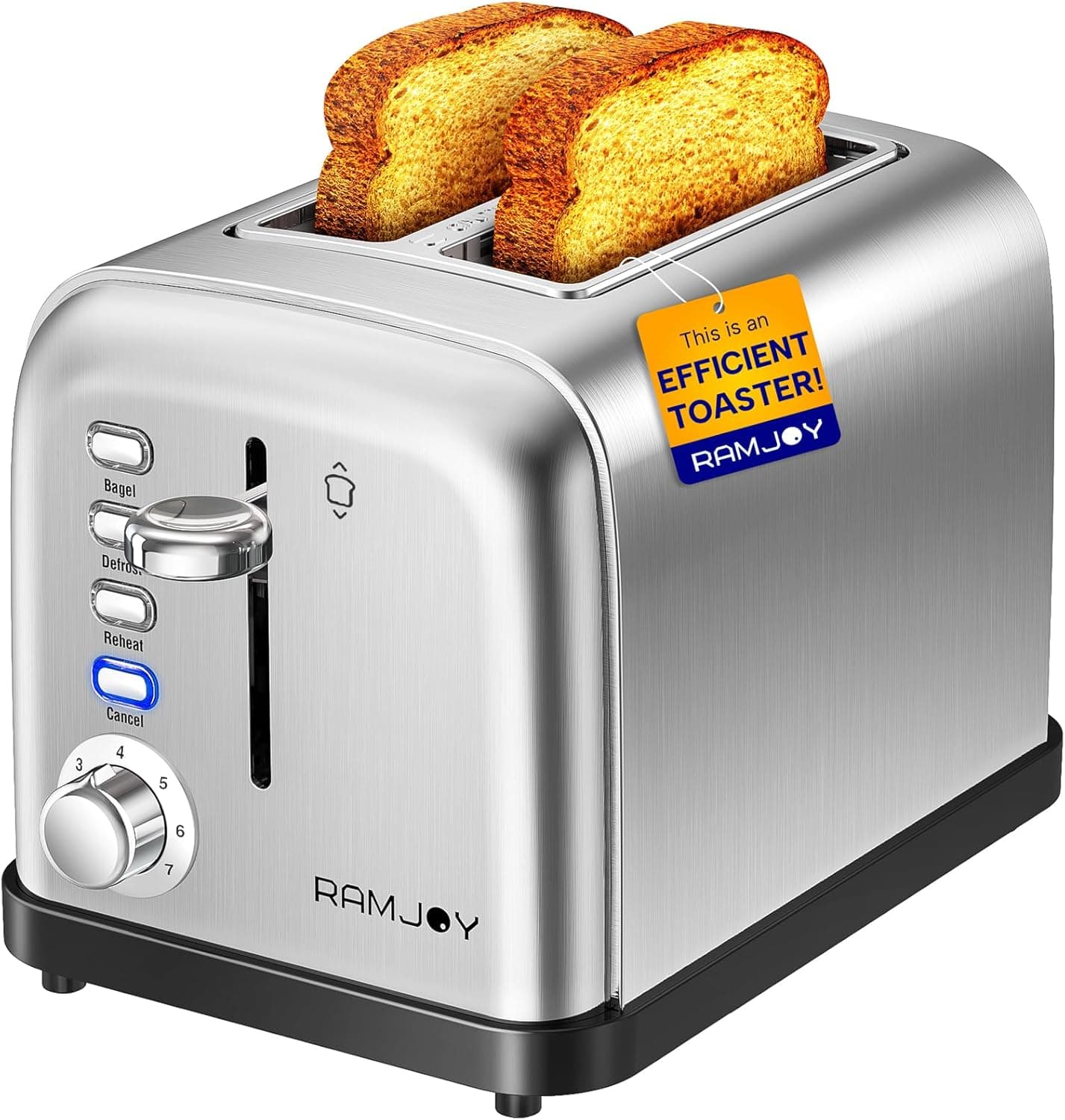 RAMJOY 2-Slice Extra Wide Toaster with 7 Shade Settings — Spring Gift Ideas gift idea