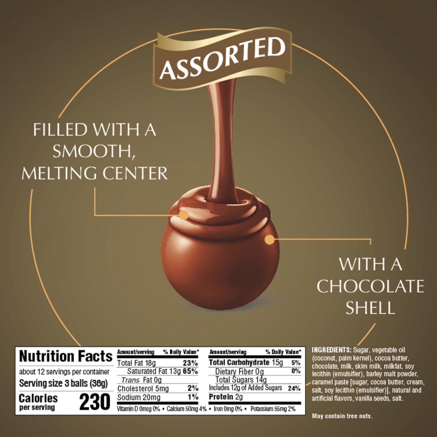 Lindt LINDOR Assorted Chocolate Candy Truffles thumbnail 2