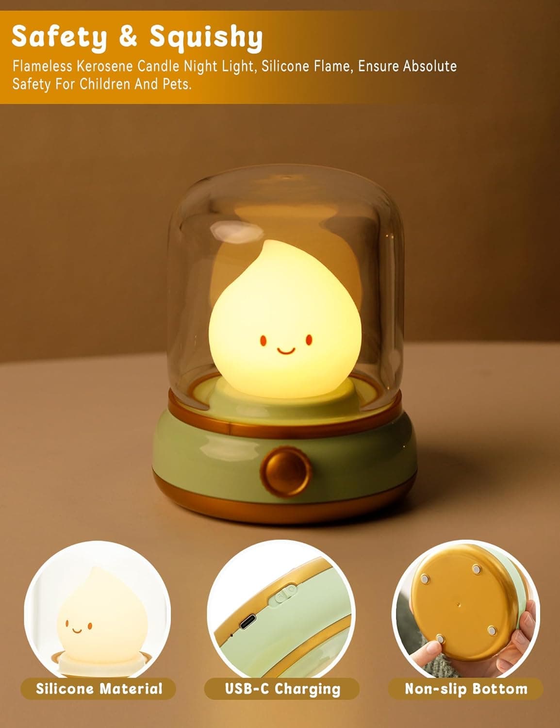 WANIDEA Cute Chibi Flame Lamp thumbnail 5