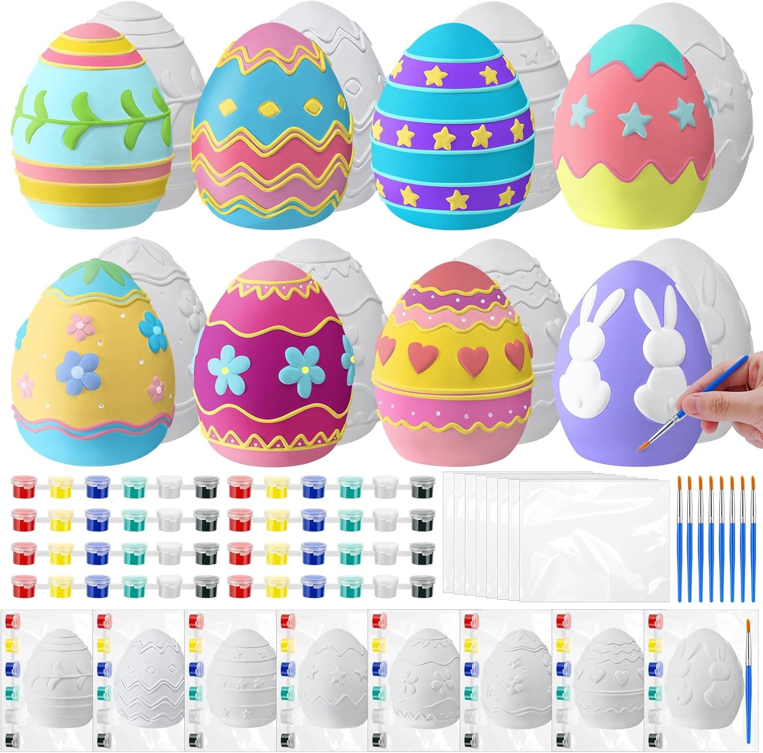 DIY Easter Egg Painting Kit for Family Crafts