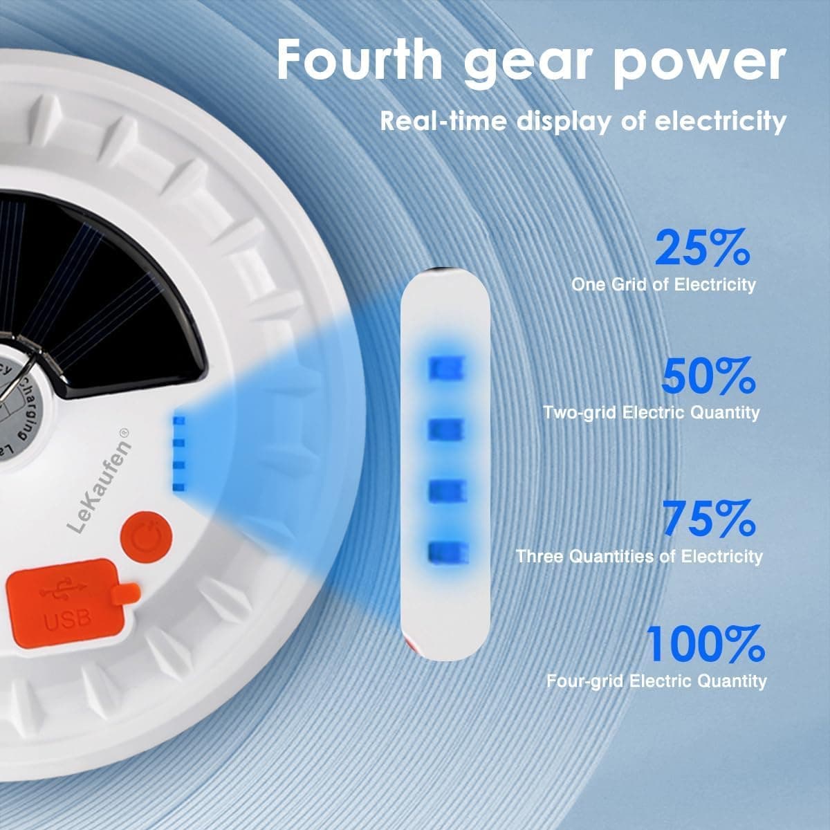 Solar Camping Lantern with Remote Control thumbnail 4