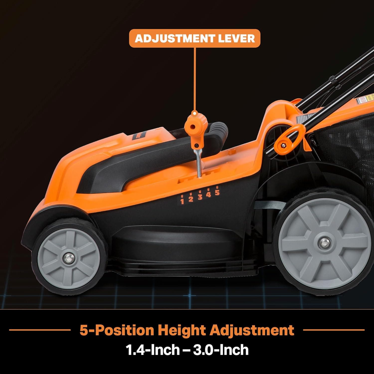 LawnMaster MEB1114K Electric Corded Lawn Mower 15-Inch thumbnail 3
