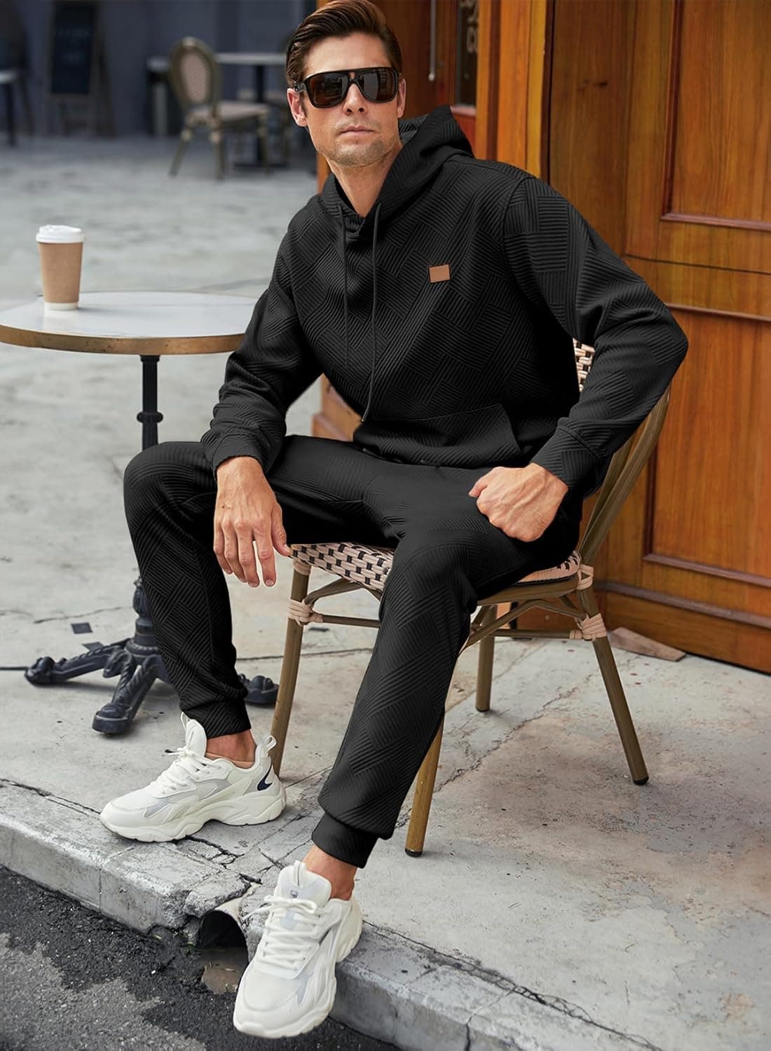 JMIERR Men's 2-Piece Tracksuit Set thumbnail 2