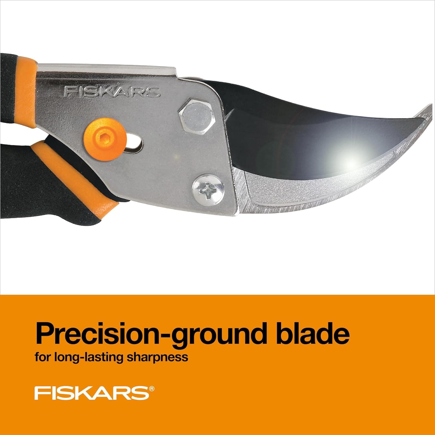 Fiskars Bypass Pruning Shears, 5/8-Inch Cut Capacity Garden Clippers, Gardening Scissors with Sharp, Rust Resistant Steel Blade : Hedge Shears : Tools &amp; Home Improvement thumbnail 4