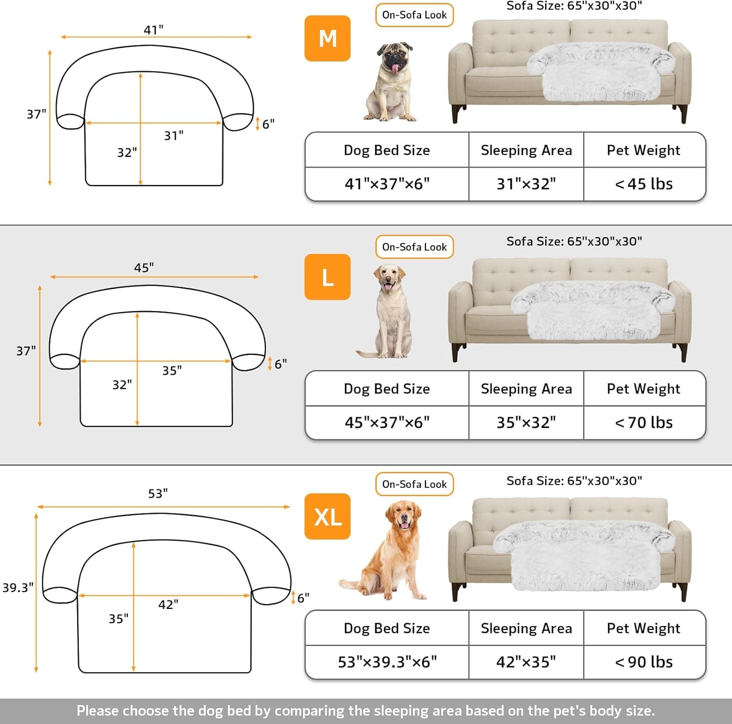 Calming Dog Bed Fluffy Plush Dog Mat with Removable Washable Cover thumbnail 5