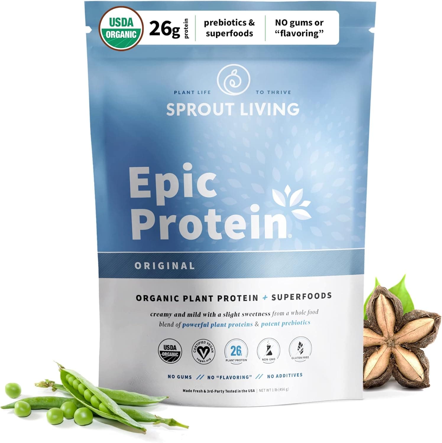 Plant Based Protein & Superfoods Powder - Original Unflavored image 1