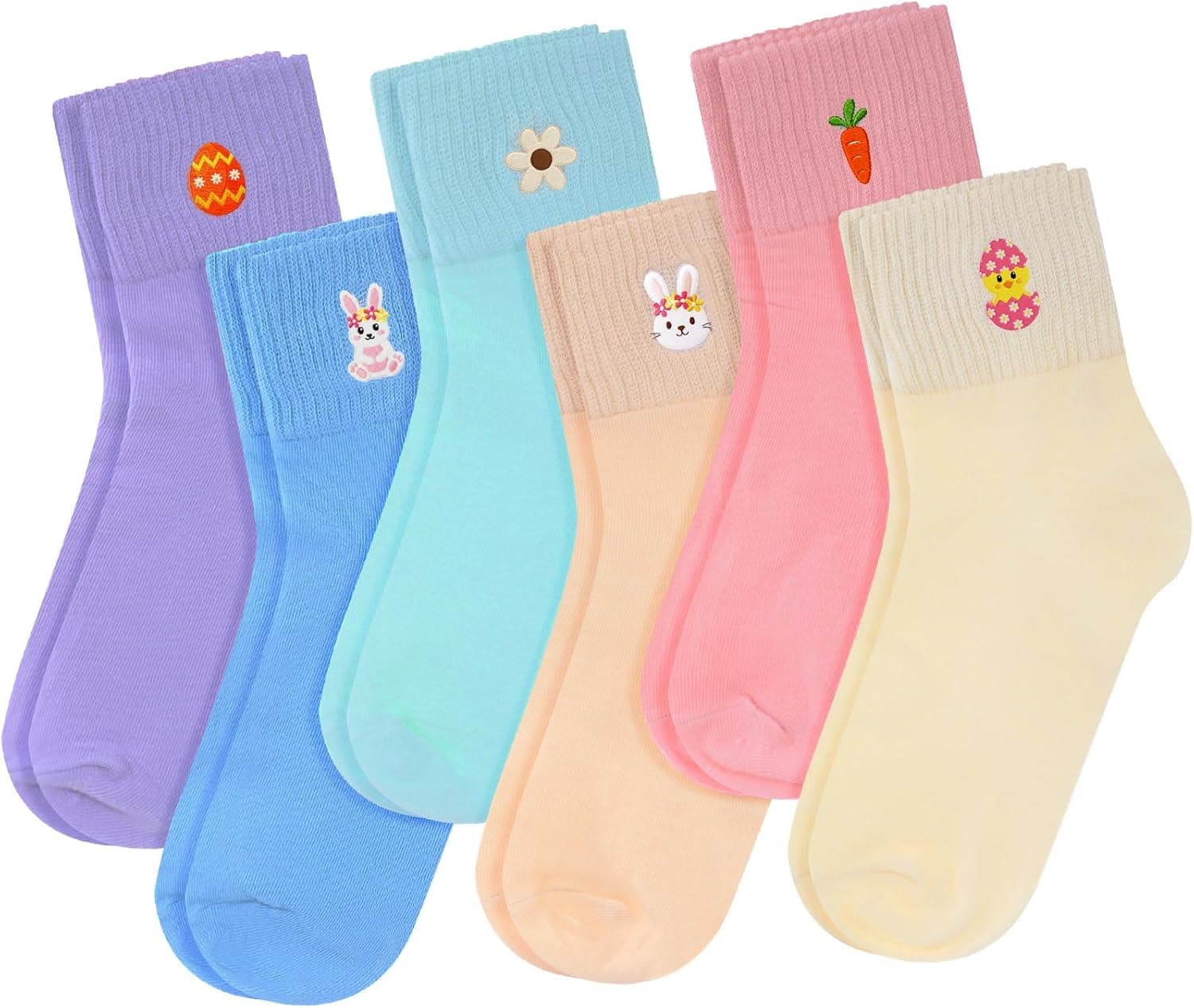 Mepase 6 Pairs Easter Socks for Women image 1