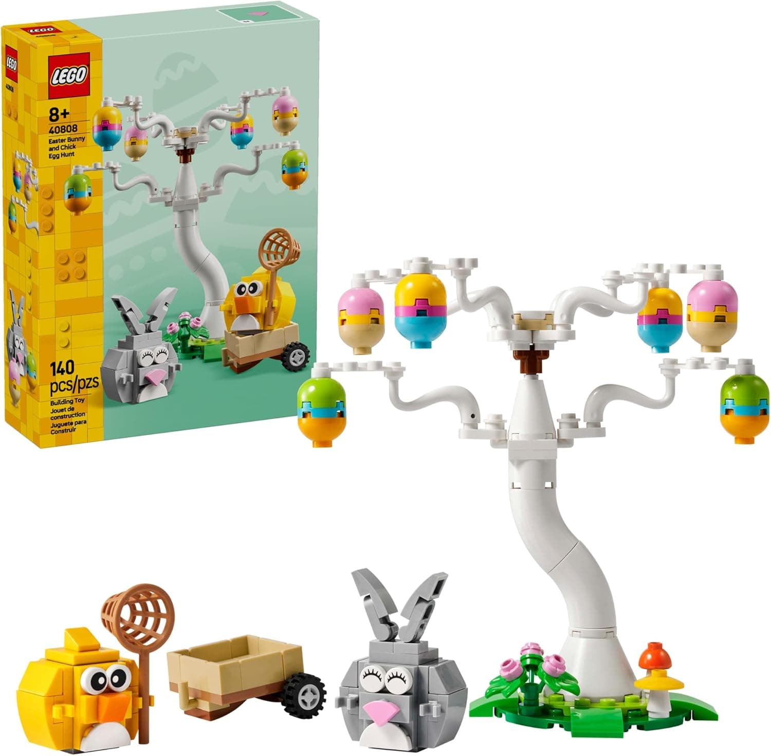 LEGO Easter Bunny and Chick Egg Hunt Building Toy — Easter Gifts gift idea