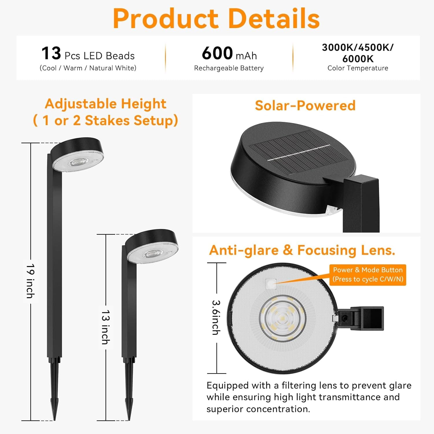 Sparkblaze 12 Pack Solar Pathway Lights thumbnail 4