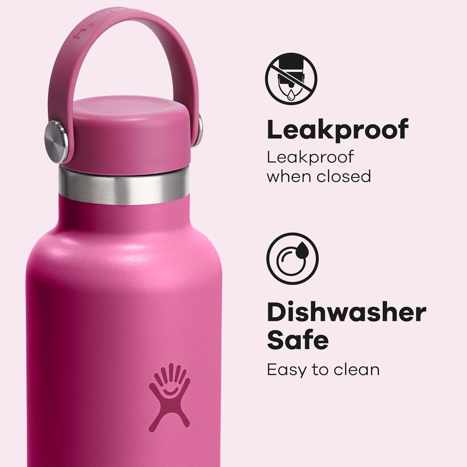 Hydro Flask Water Bottle 24 Oz - Reef Pink thumbnail 4